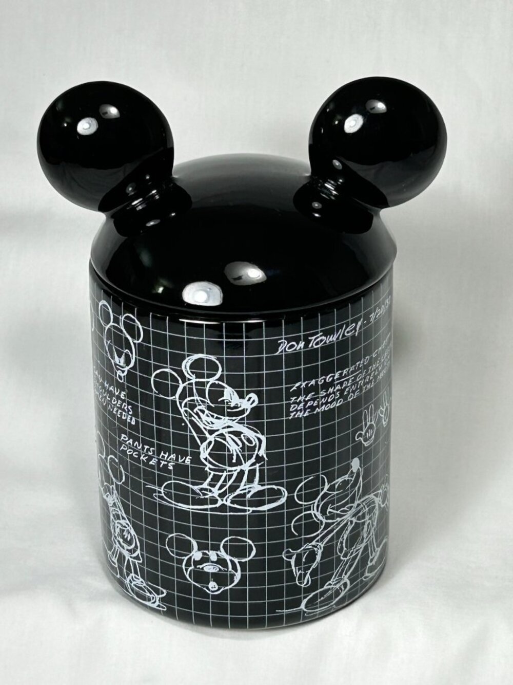Disney Mickey mouse lidded porcelain jar